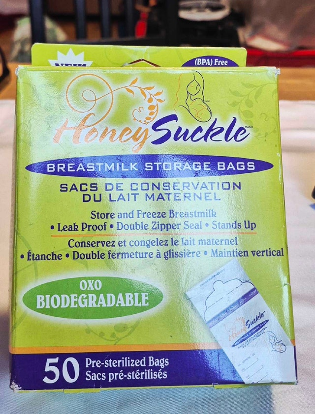 Honeysuckle Breastmilk Storage Bags