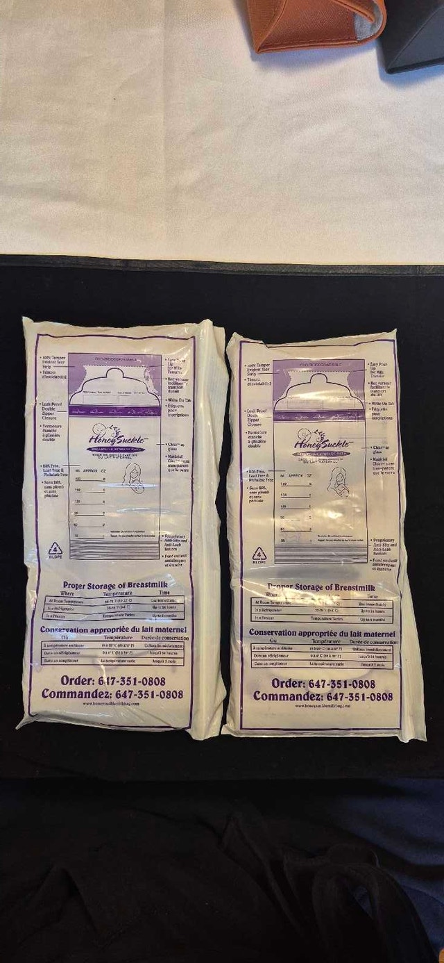 Honeysuckle Breastmilk Storage Bags - photo 3