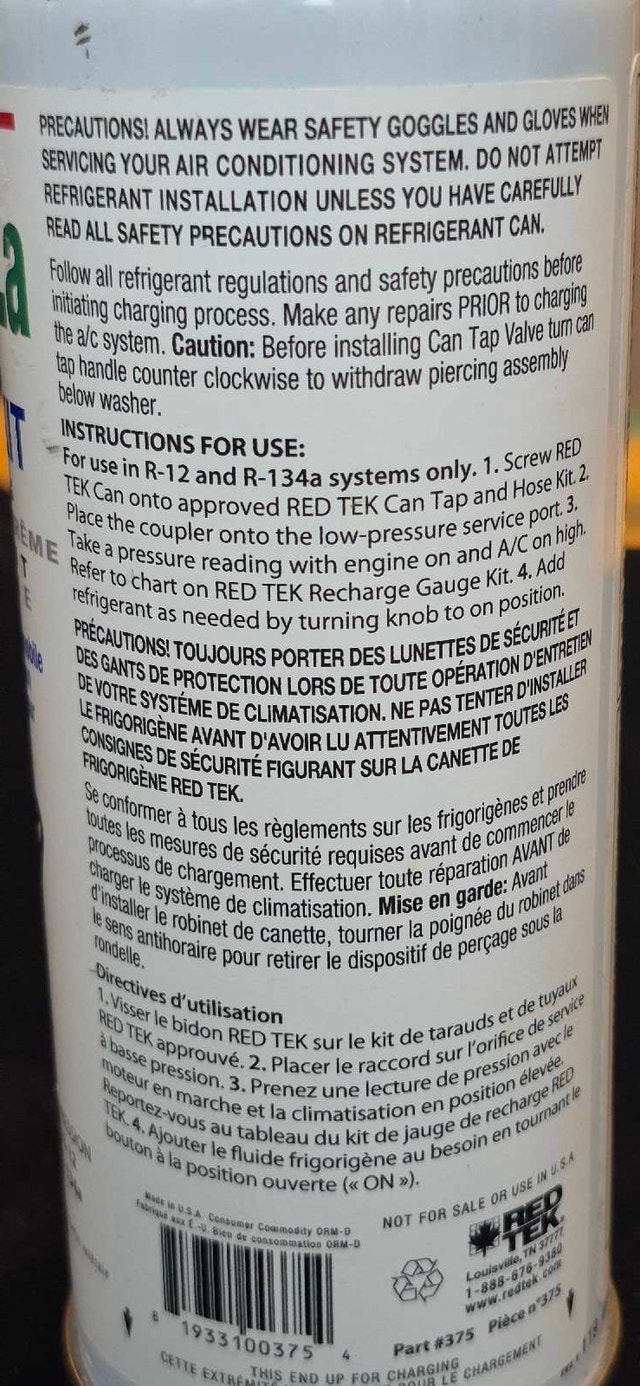 Automotive A/C Recharge Kit - photo 2