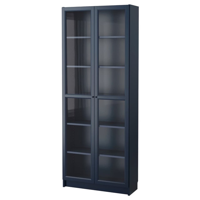 IKEA Billy Bookcase with Glass Doors - photo 2