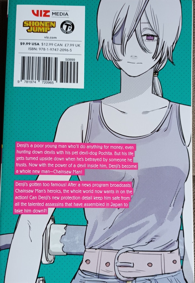 Chainsaw Man Vol 7 English Manga Book - photo 2