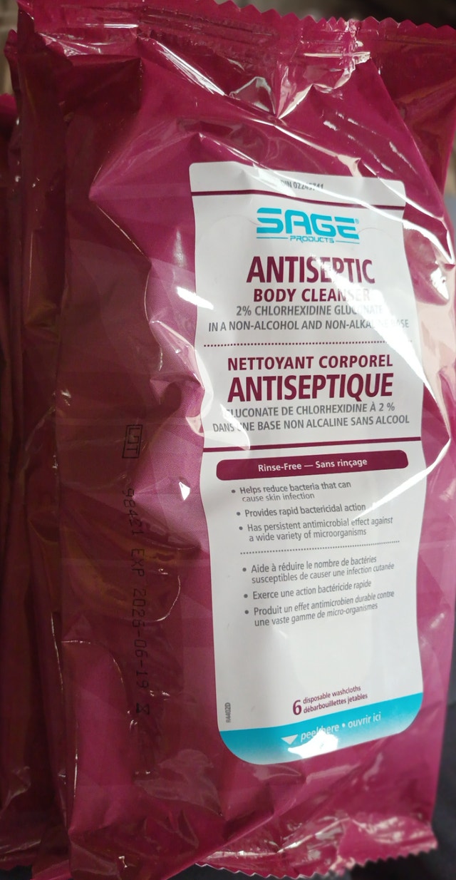 NEW Sealed Sage Antiseptic Body Cleanser Washcloths - 6 Wipes - photo 3