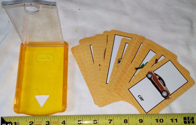 25 Double Sided Flash Cards with Case