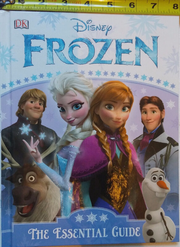 Qty 3 x Disney's Frozen The Essential Guide Hard Cover Book