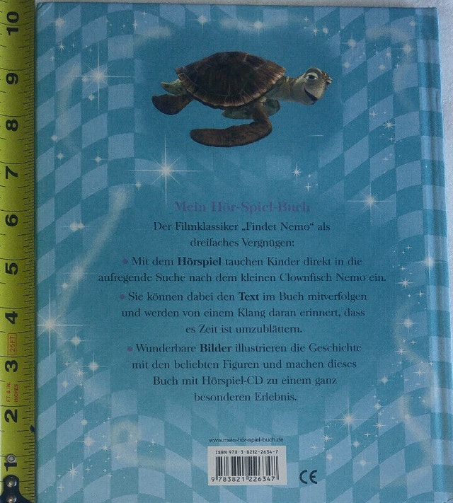 Disney Finding Nemo German Hard Cover Book with CD - photo 2