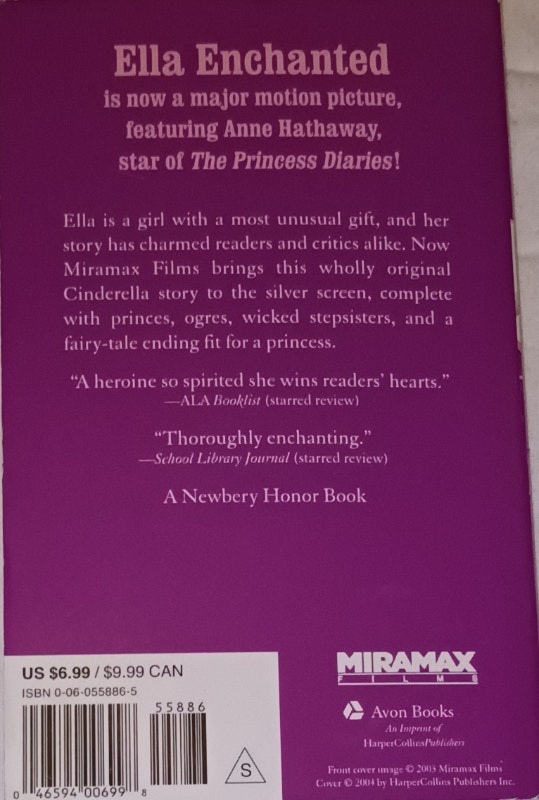 Ella Enchanted Film Tie-in Edition Book - photo 2