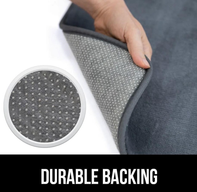 Gorilla Grip Memory Foam Bath Mat 20x30" - New - photo 5