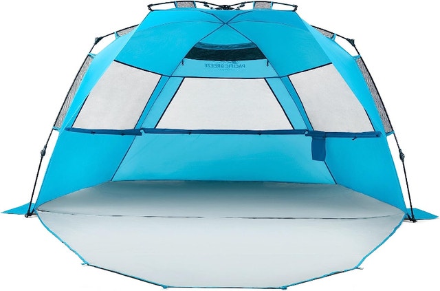 Pacific Breeze Easy Setup Beach Tent Deluxe XL 94.5x51.5"