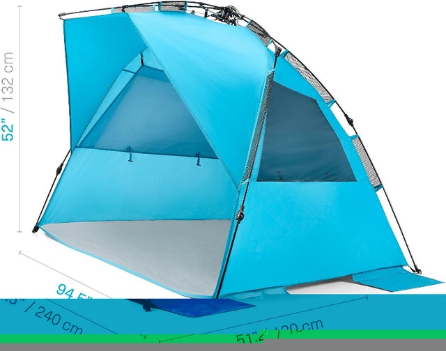 Pacific Breeze Easy Setup Beach Tent Deluxe XL 94.5x51.5" - photo 2