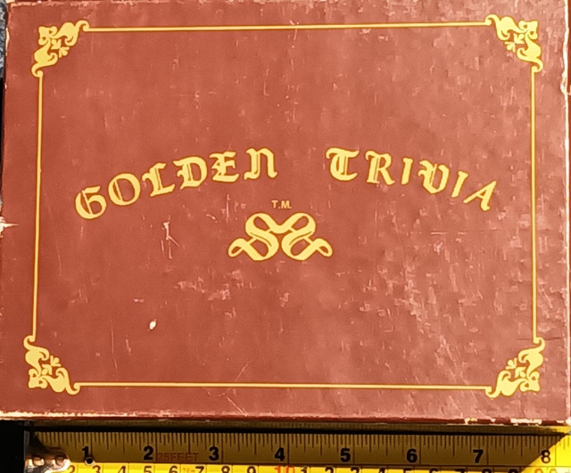 Vintage Golden Trivia Card Game - Universal Distributors First E