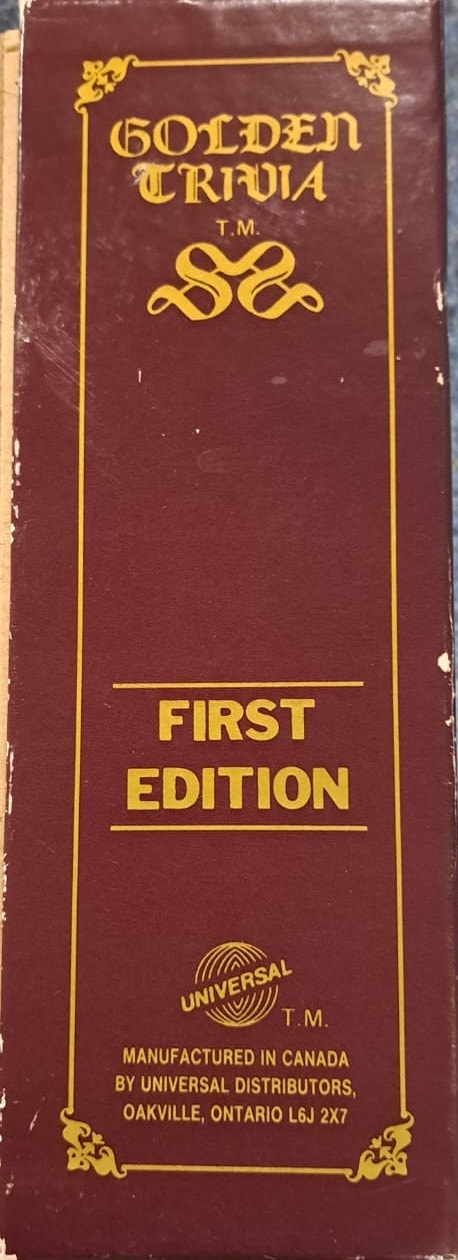 Vintage Golden Trivia Card Game - Universal Distributors First E - photo 3