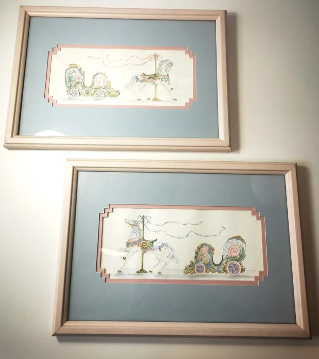Judy Faye Faucher Carousel Horse and Carriage thumbnail