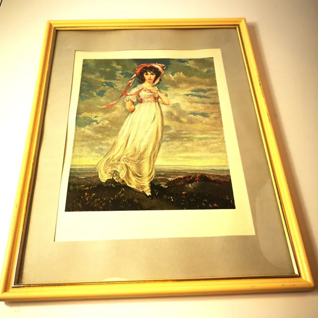 Matted Wall Art Pinkie by Sir Thomas Lawrence Vintage thumbnail