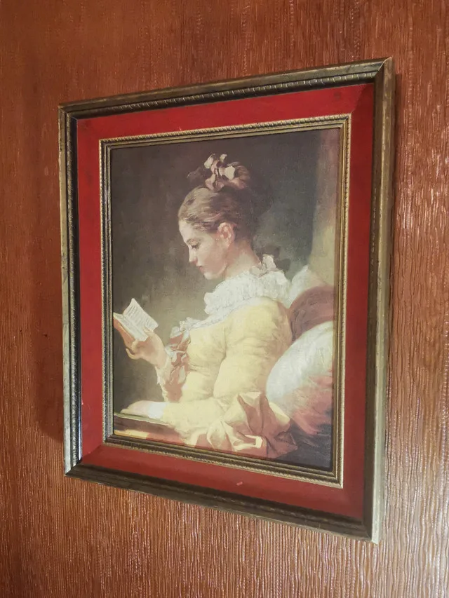 Young Girl Reading Jean Honoré Fragonard Limited Print #1210 thumbnail