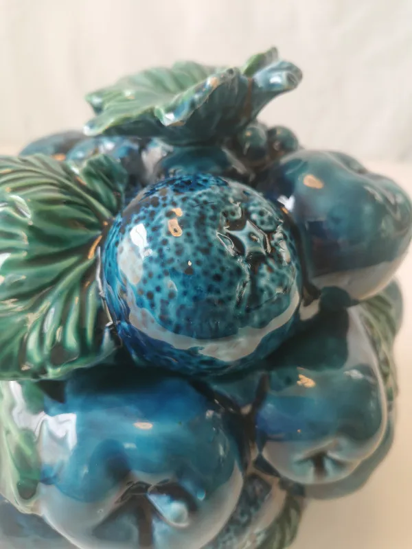 Vintage Inarco Mood Indigo Blue Cookie Jar image indicator(2)