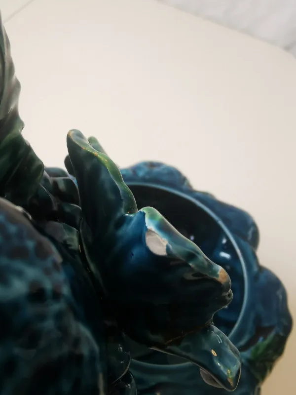 Vintage Inarco Mood Indigo Blue Cookie Jar image indicator(9)