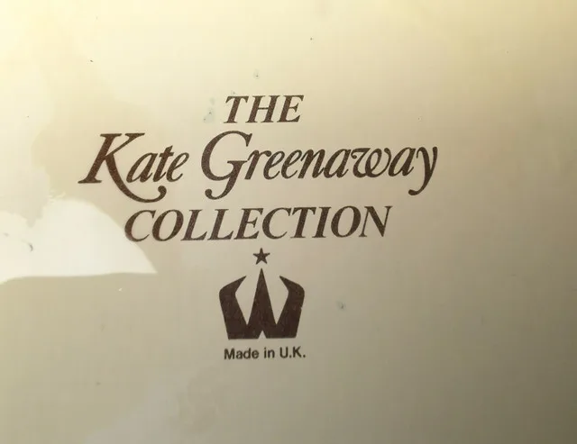 Biscuit Tin Vintage Kate Greenaway UK Moisture-Control Lid Pat. image indicator(10)