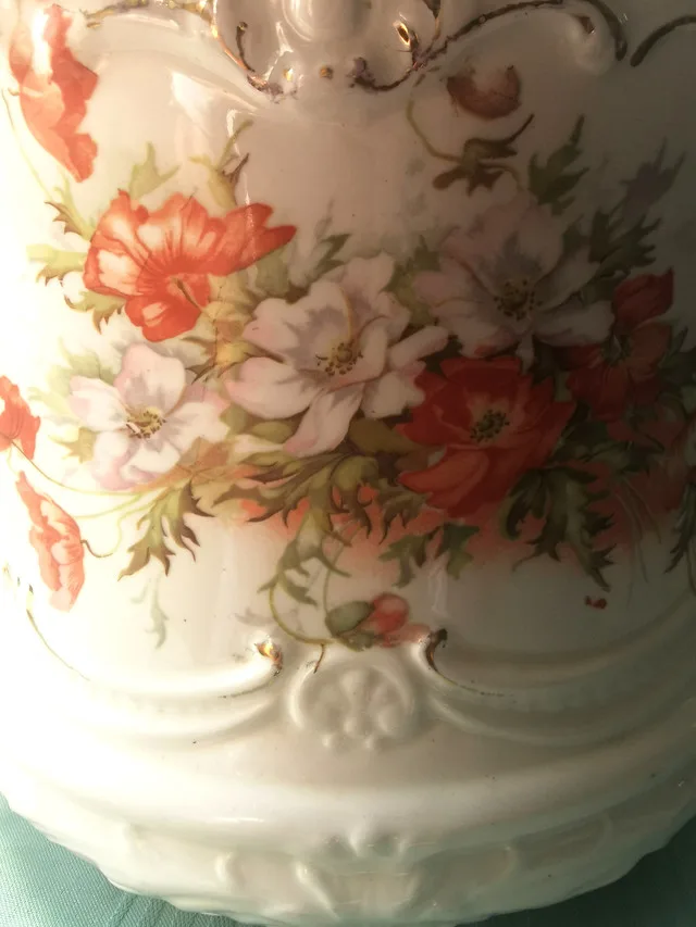 Jardiniere Porcelain Austrian Antique 1884-1909 Stamped Mo image indicator(4)