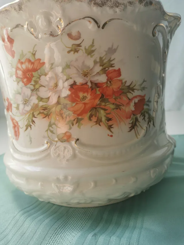 Jardiniere Porcelain Austrian Antique 1884-1909 Stamped Mo image indicator(7)
