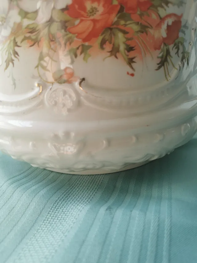 Jardiniere Porcelain Austrian Antique 1884-1909 Stamped Mo image indicator(9)