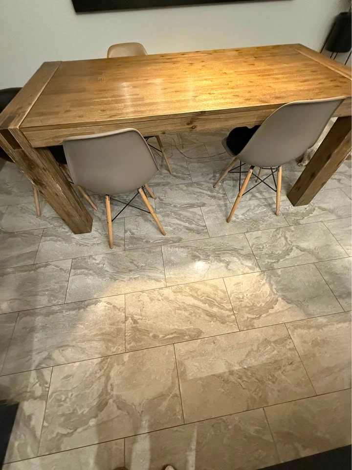 Solid Acacia Wood Dining Table - photo 2