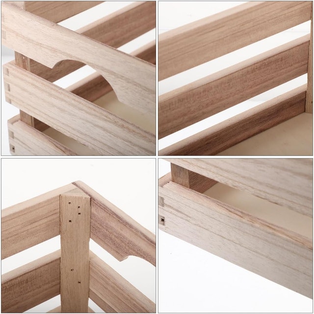 Cabilock Wooden Storage Box 11.81x7.87x6.29 Inch - photo 4