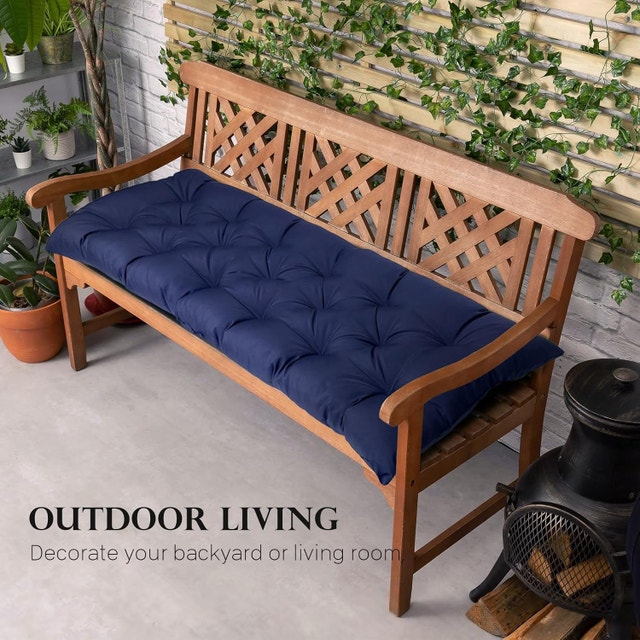 NEW Outdoor Chair Cushions with Ties, Waterproof Tufted Overstuf - photo 5