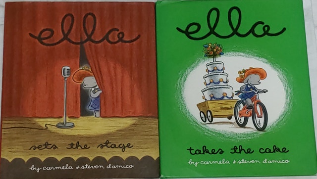 2 x Ella Hard Cover Books - Sets the Stage, Takes the Cake