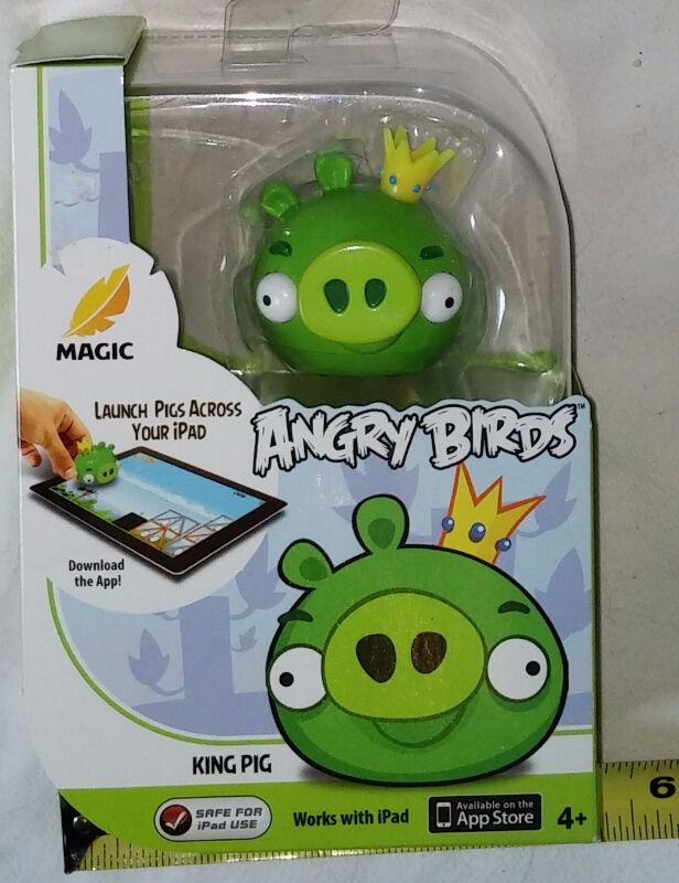 Nib Apptivity Angry Birds King Pig Magic Figure - NEW