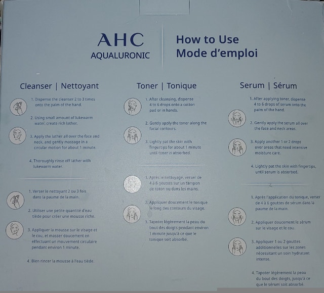 NEW AHC Aqualuronic 3 Pk Box Set - photo 3