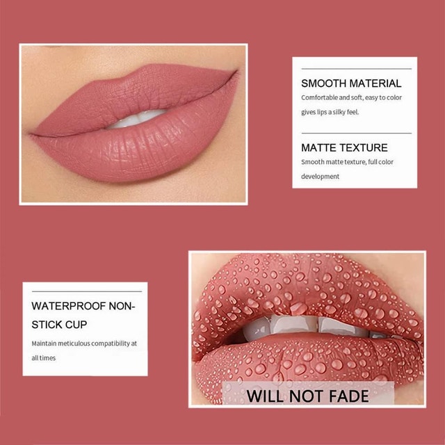 NEW 3 Strawberry Matte Lipstick Set - photo 4