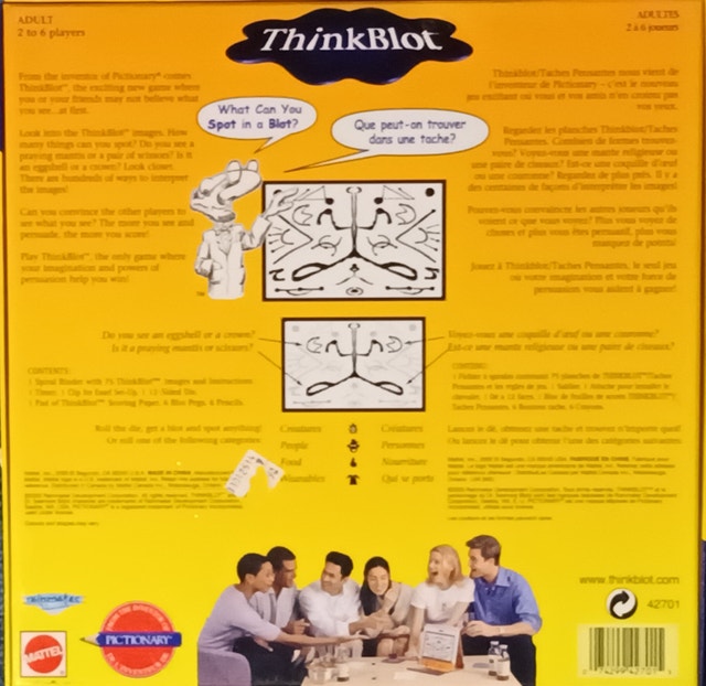 ThinkBlot Board Game by Mattel - photo 2