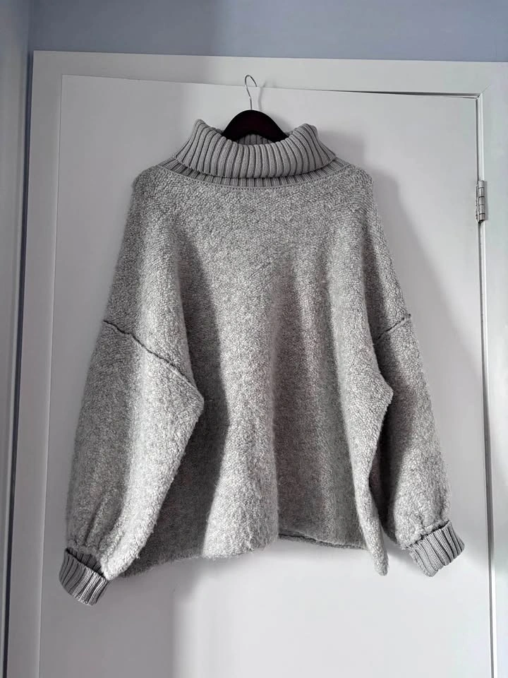 Free People Milo Oversized Turtleneck Sweater (Discontinued)