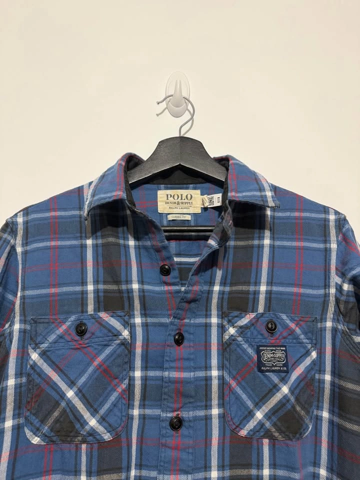 Polo Denim & Supply Plaid Flannel - Small - photo 4