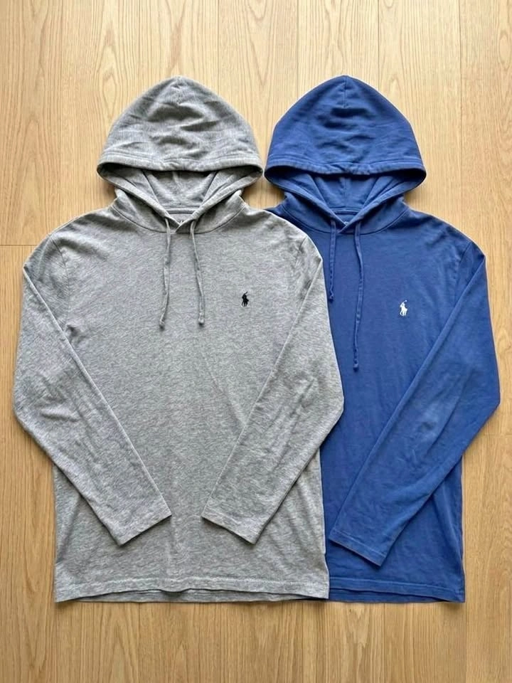 2x Polo Ralph Lauren Hooded T-Shirts - Size L - Bundle Deal