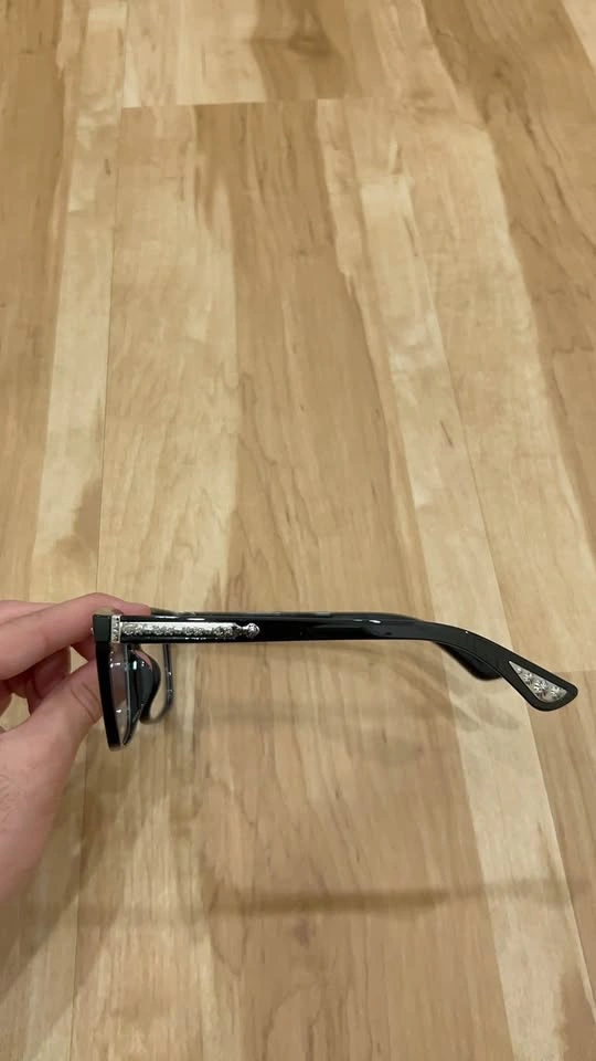 Chrome Hearts Style Glasses - Black/Silver - NEW - photo 2