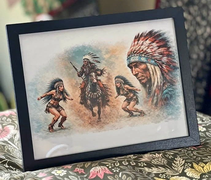 Indigenous Culture Framed Art – Unique Home Décor!