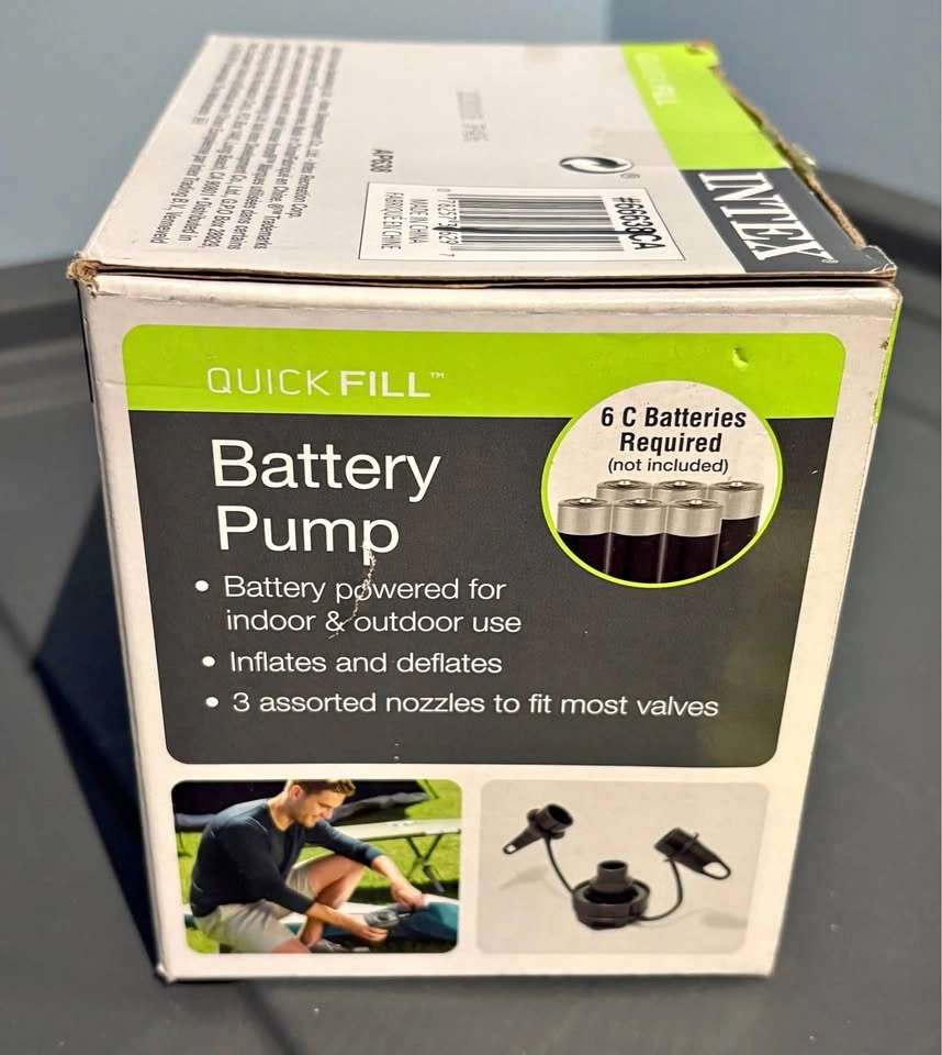 Intex Quick-Fill Battery Operated Air Pump