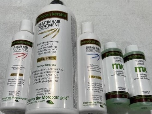 5 Brazilian Moroccan Keratin Blowout Gold Series Hair Treatment - photo 2