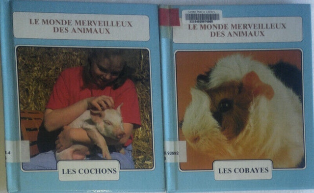 Monde Merveilleux des Animaux Livres - French Books