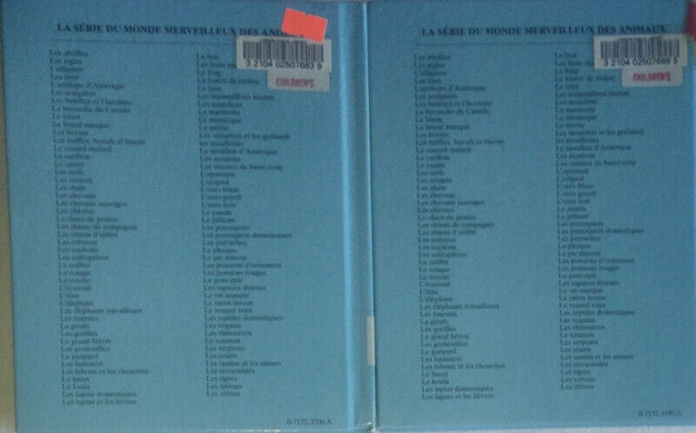 Monde Merveilleux des Animaux Livres - French Books - photo 2