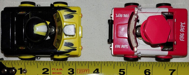 Bonkers Ryan's World Pull Back Cars: Yellow Race Rod & Fire Dept - photo 2