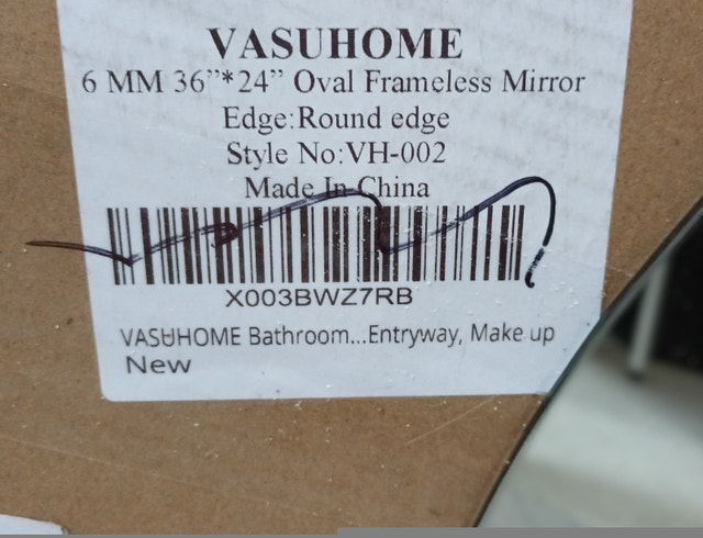 VASUHOME 24x36 Inch Bathroom Modern Mirror - photo 5