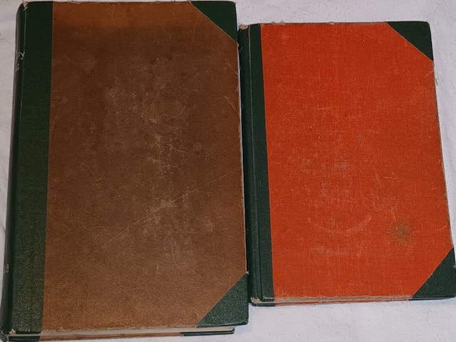 2 Vintage Hardcover Books - Cat Books