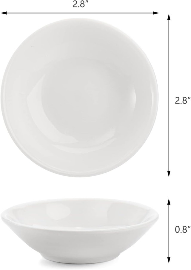 NEW Hedume 70 Packs Dipping Sauce Dishes, 1 Oz Soy, Round Bowls - photo 3
