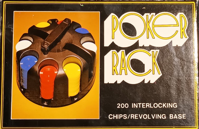 Poker Rack, Extra Chips, Card Dealer with Deck - photo 2