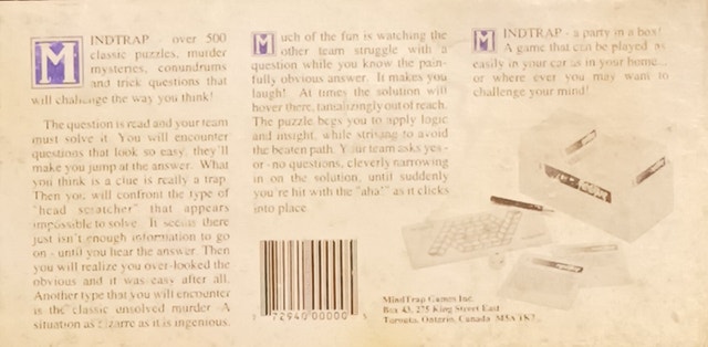 Vintage Mattel Mindtrap Board Card Trivia Game - photo 2