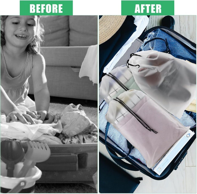 20pc Transparent Travel Shoe Bags - photo 4