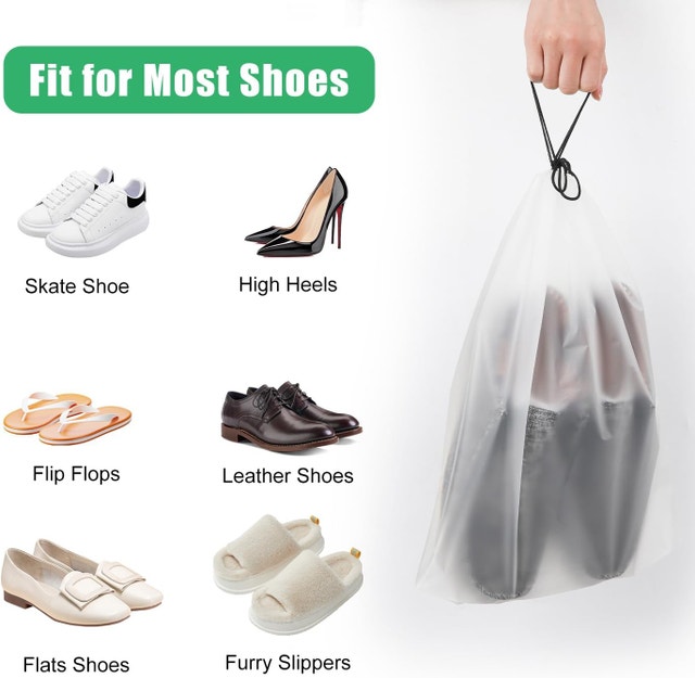 20pc Transparent Travel Shoe Bags - photo 5