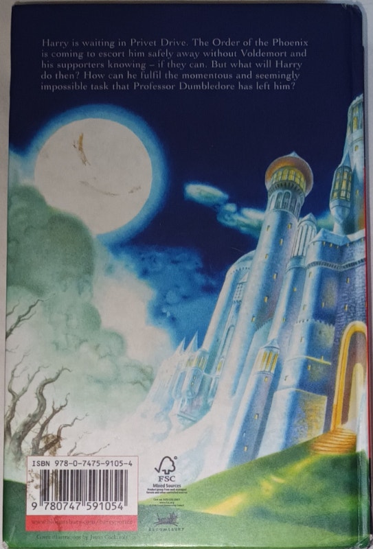 Harry Potter and The Deathly Hallows HARDCover Book - photo 2